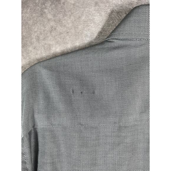 Eton‎ Contemporary Dress Shirt Mens Size 15 3/4 40 Gray Stretch Button Up Cotton - Picture 4 of 11